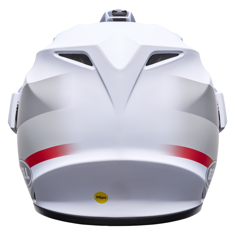 BELL MX-9 Adventure Mips Helm - Trial White/Red