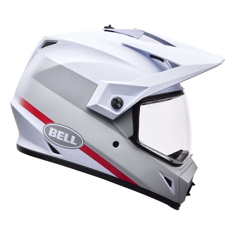 BELL MX-9 Adventure Mips Helm - Trial White/Red