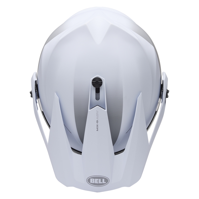 BELL MX-9 Adventure Mips Helm - Trial White/Red