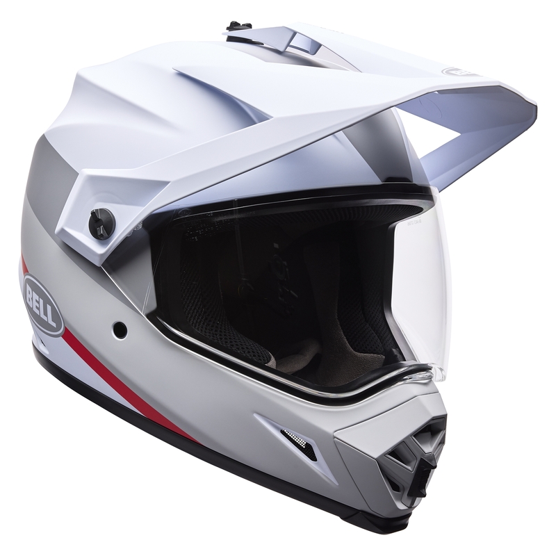 BELL MX-9 Adventure Mips Helm - Trial White/Red