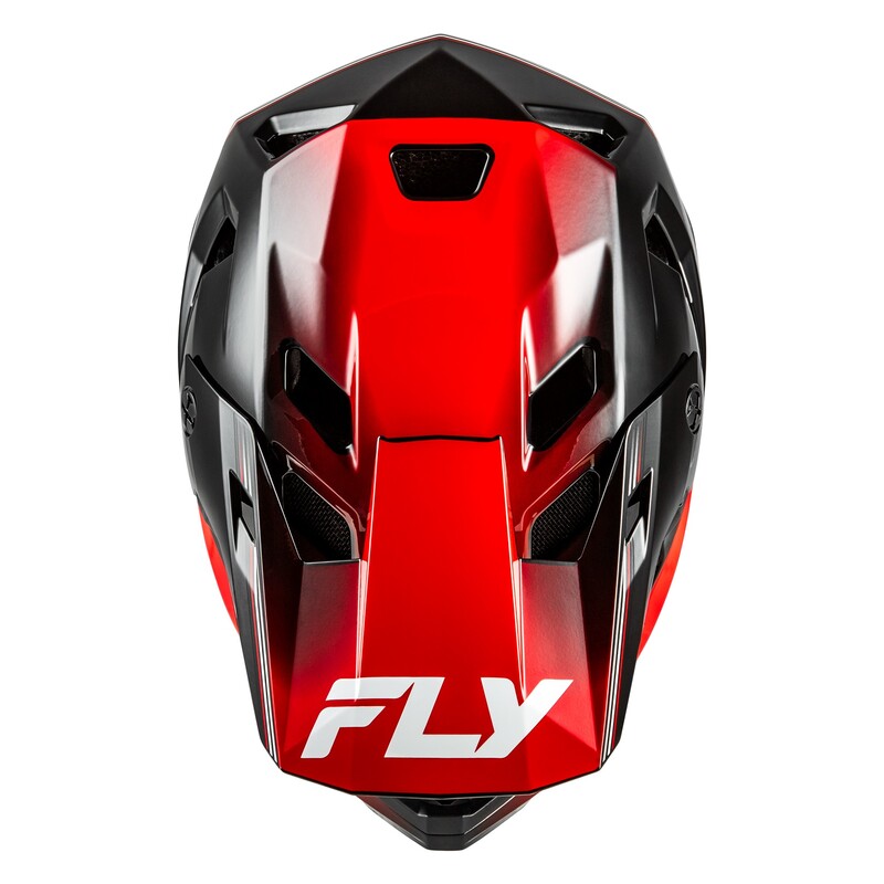 FLY RACING Rayce Repeat Fahrrad Helm - Schwarz/Rot