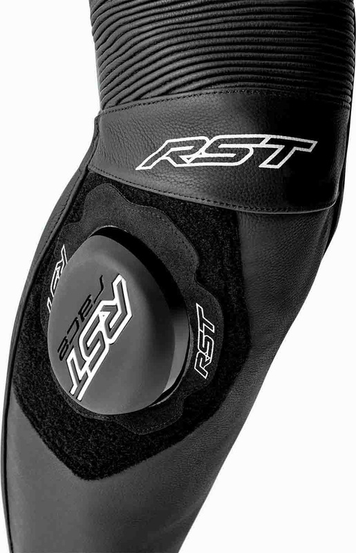 RST S1 D3O Leather Suit - Black/White