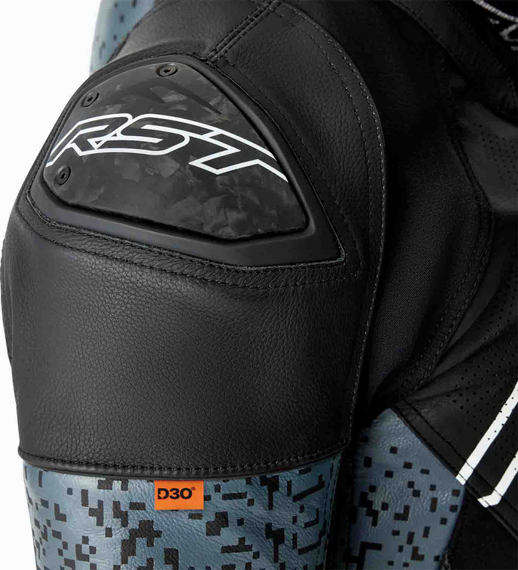 RST Pro Series Supersport-K D3O Leather Jacket - Black/Grey