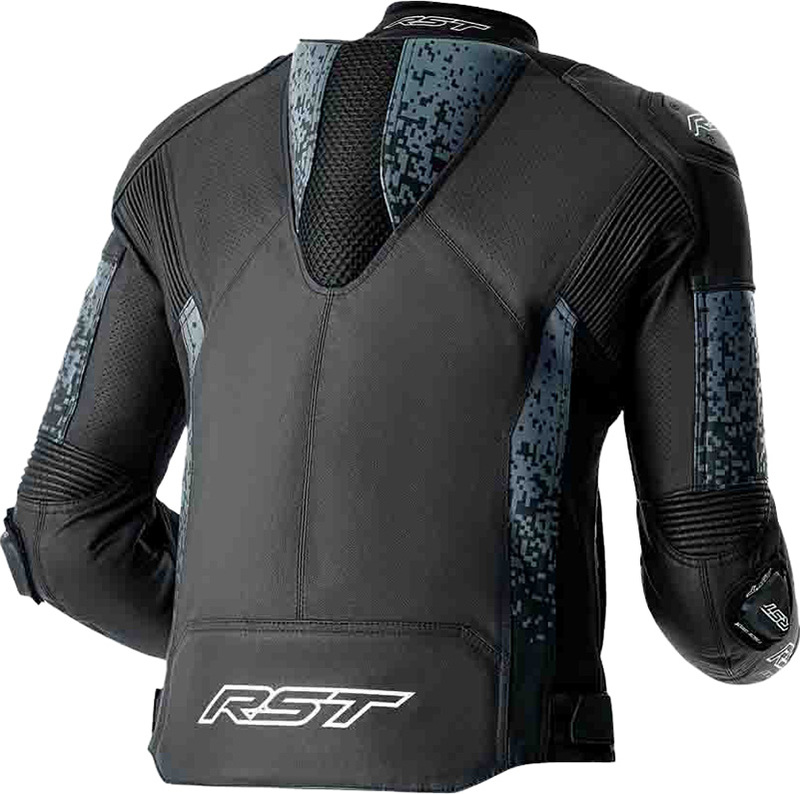RST Pro Series Supersport-K D3O Leather Jacket - Black/Grey