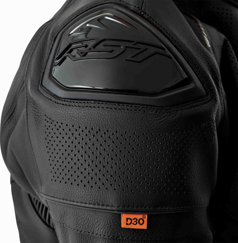 RST S1 D3O Leather Jacket - Black