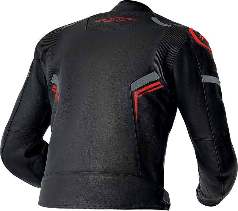 RST S1 D3O Leather Jacket - Black/Red