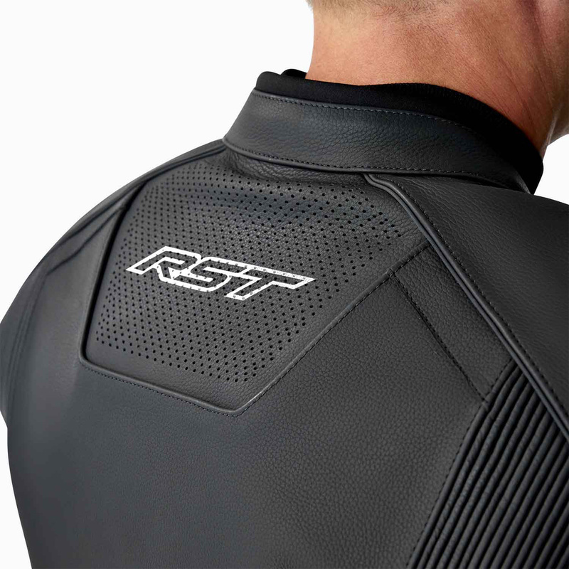 RST S1 D3O Leather Jacket - Black/White