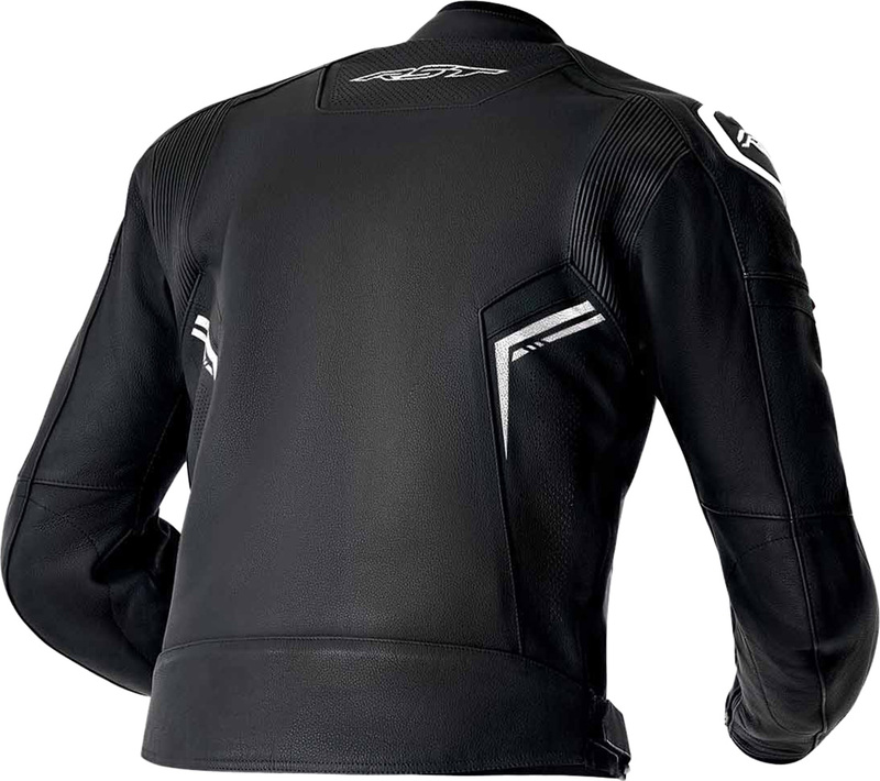 RST S1 D3O Leather Jacket - Black/White