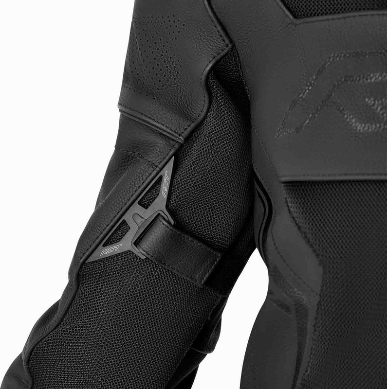 RST S1 Mesh D3O Leather Jacket - Black