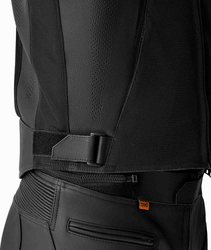 RST S1 Mesh D3O Leather Jacket - Black