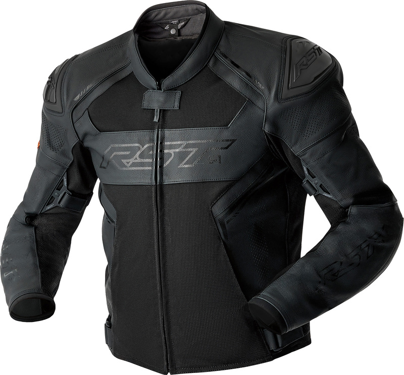 RST S1 Mesh D3O Leather Jacket - Black