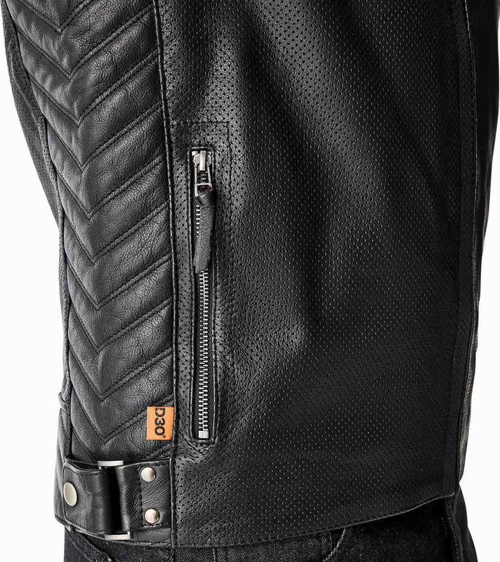 RST Roadster Air D3O Leather Jacket - Black