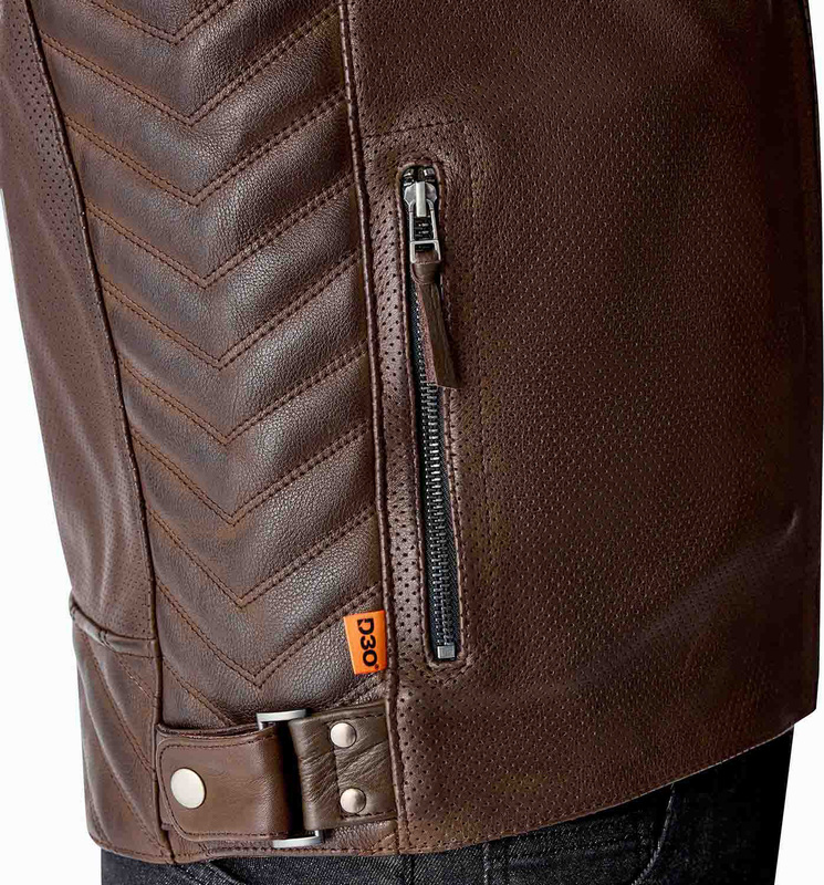 RST Roadster Air D3O Leather Jacket - Brown