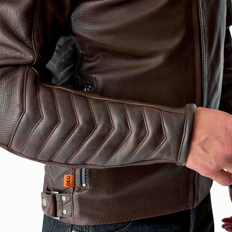 RST Roadster Air D3O Leather Jacket - Brown