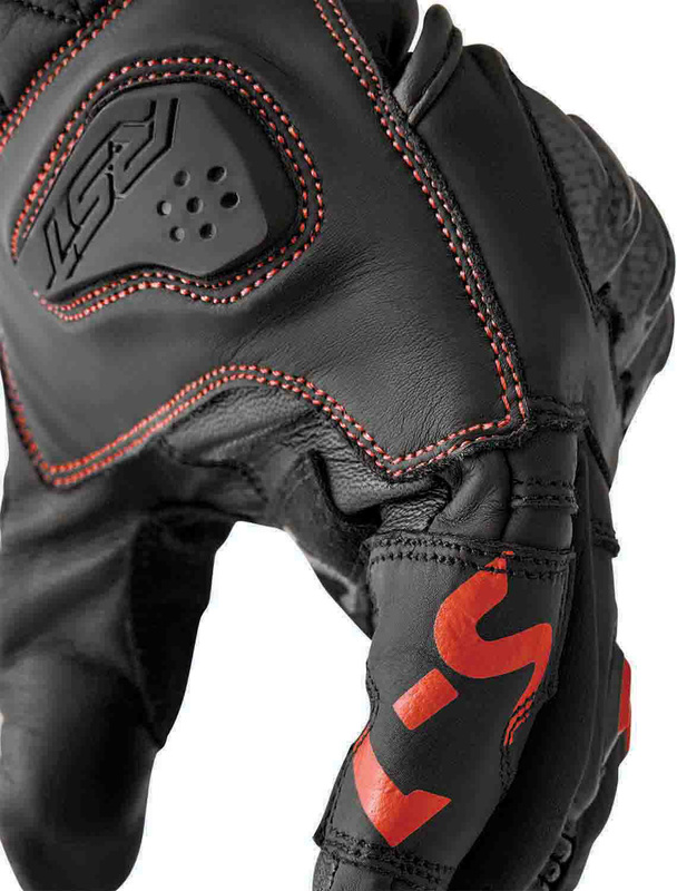 RST S1 Gloves - Black/Flo Red