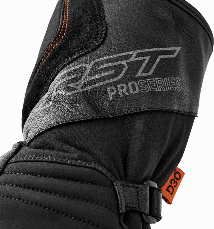 RST Pro Series Artic D3O Waterproof Gloves - Black