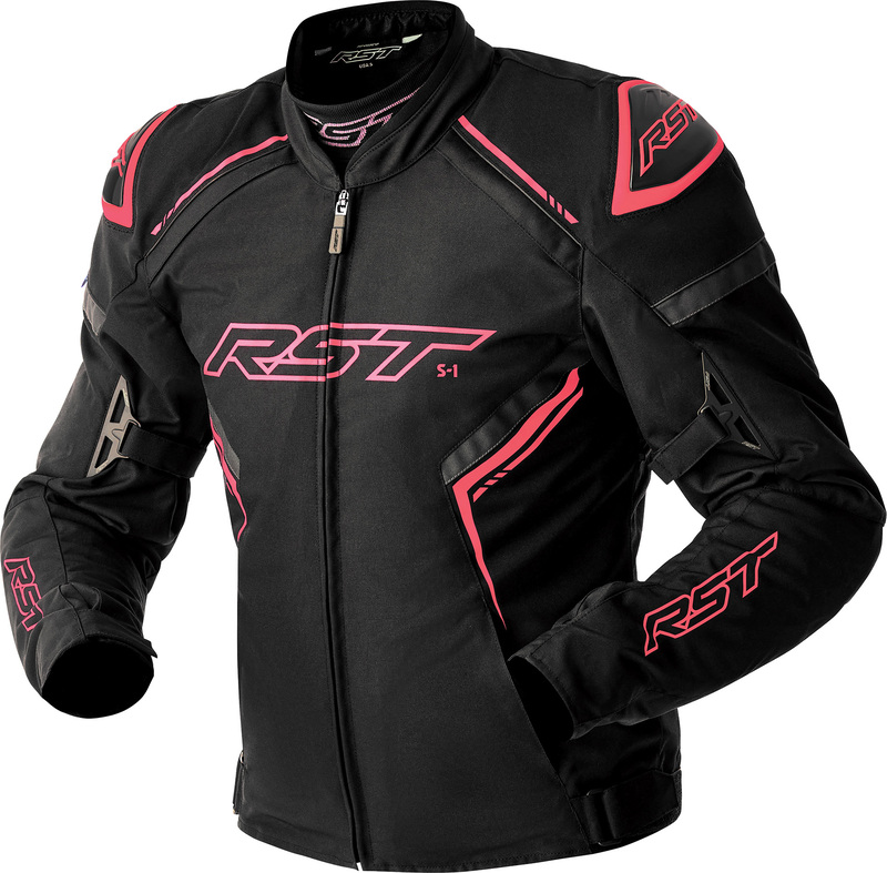 RST S1 D3O Textile Ladies Jacket - Black