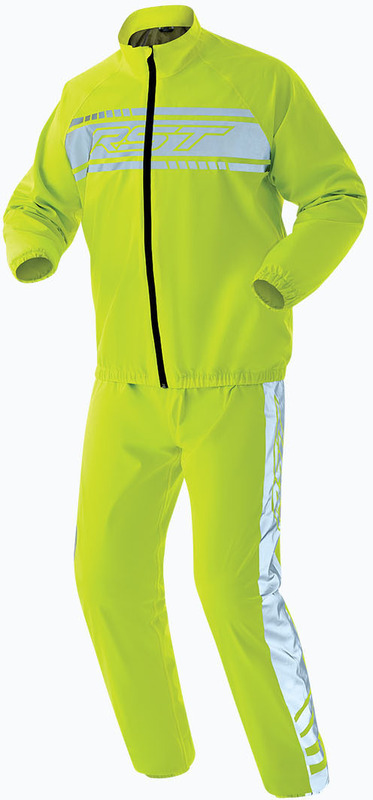 RST Flo-Rider Waterproof Reflective Rain Jacket - Flo Yellow