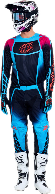 TROY LEE DESIGNS GP Pro Hose - Framework Schwarz/cyan