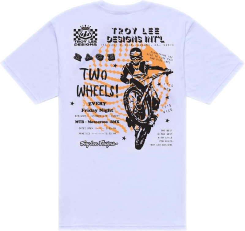 TROY LEE DESIGNS Friday Night T-Shirt - Weiß