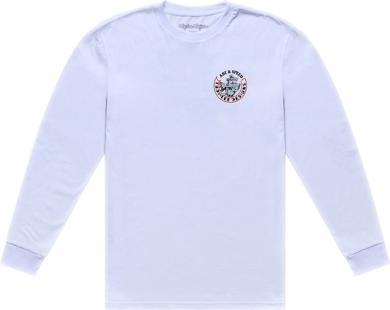 TROY LEE DESIGNS Long Sleeve Carb Club T-Shirt - Weiß