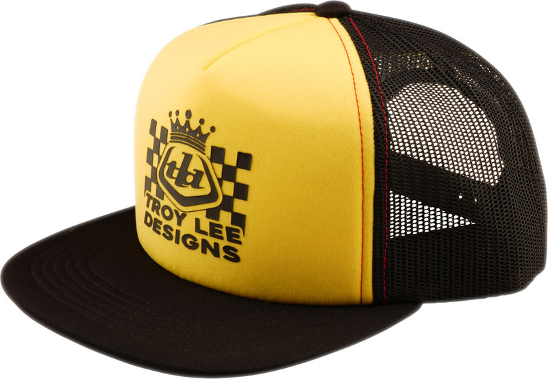 TROY LEE DESIGNS Trucker Snapback Cap - Friday Night Black/Gold