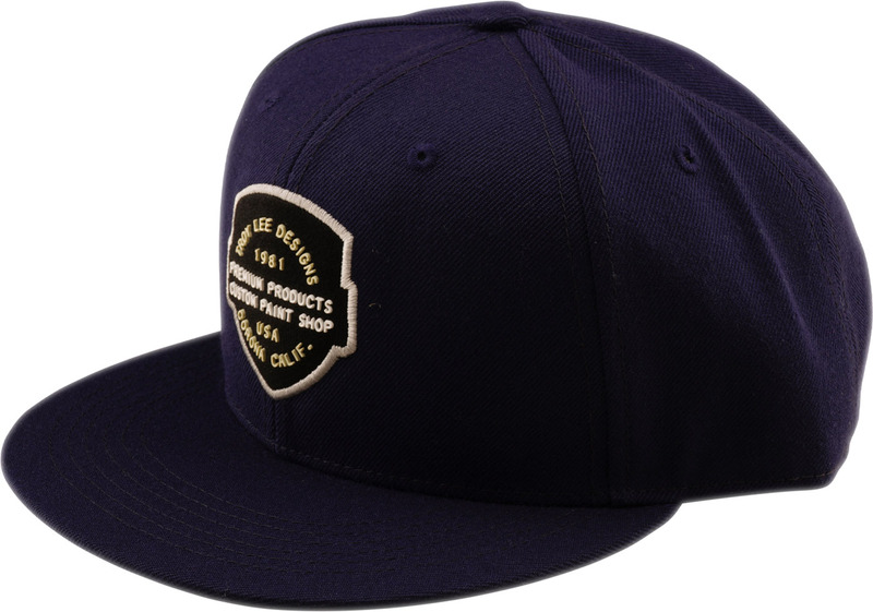 TROY LEE DESIGNS Flat Bill Snapback Imprint Cap - Indigo
