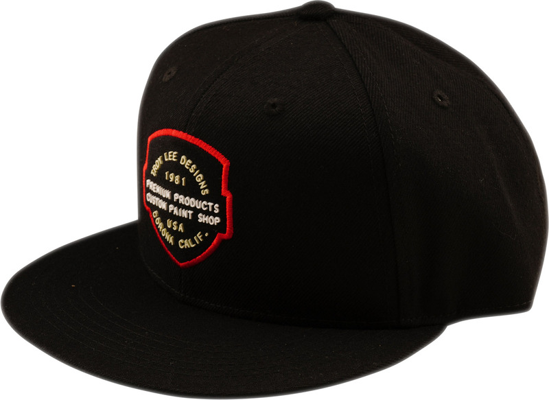 TROY LEE DESIGNS Flat Bill Snapback Imprint Cap - Schwarz
