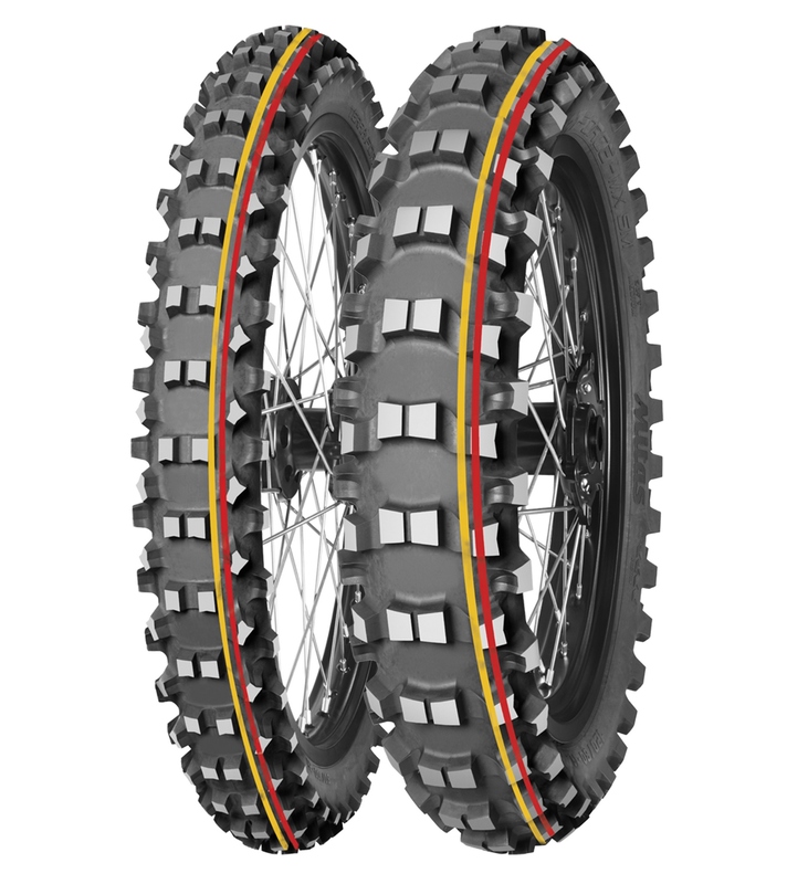 MITAS Reifen TERRA FORCE-MX SM 70/100-14 40M TT SOFT TO MEDIUM RED YELLOW