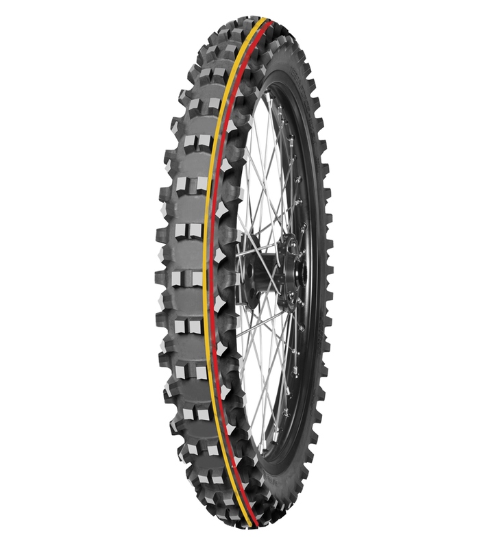 MITAS Reifen TERRA FORCE-MX SM 70/100-14 40M TT SOFT TO MEDIUM RED YELLOW
