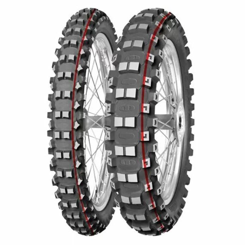 MITAS Reifen TERRA FORCE-MX MH 90/100-16 NHS 51M TT Medium to Hart Rot Grün